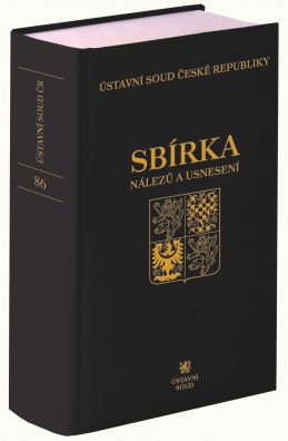 Sbírka nálezů a usnesení ÚS ČR, svazek 86 (vč. CD)