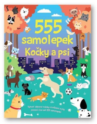 555 samolepek Kočky a psi